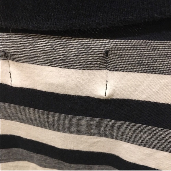 Men’s Penguin Navy Blue Striped Polo Shirt - Picture 4 of 6